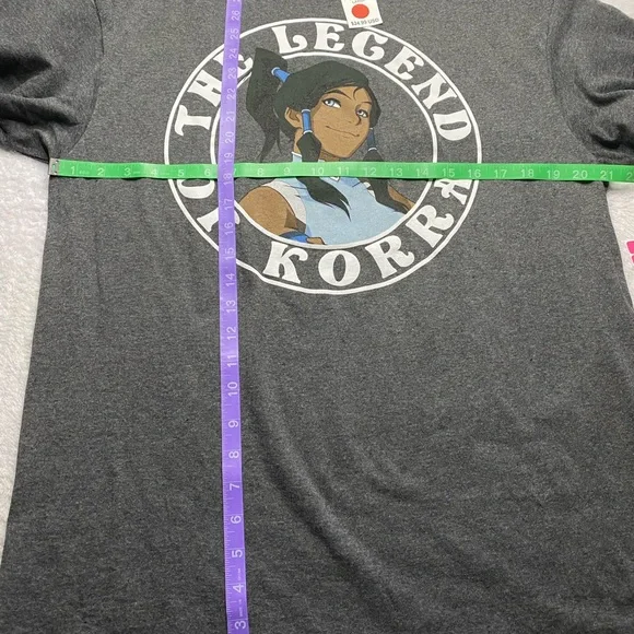 The Legend Of Korra Nickelodeon T-Shirt Men’s Sz L Gray Graphic Tee NWT $24.99 - Picture 6 of 6